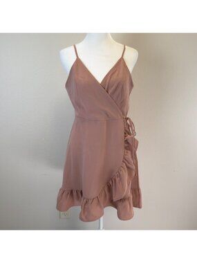 Altar’d State Spaghetti Adjustable Straps Mini Lined Dress Women’s Medium Social